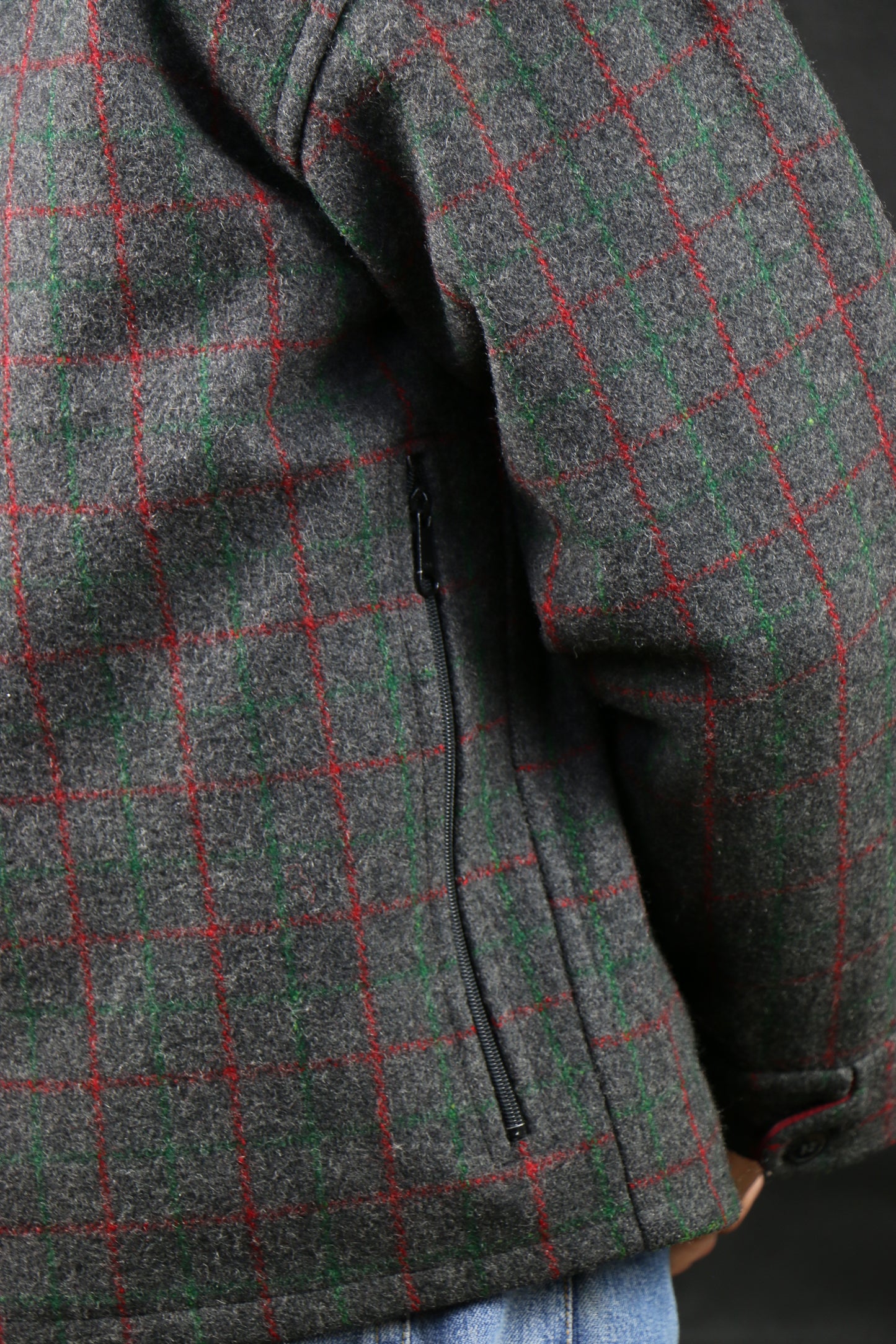 Johnson Wool Hunting Jacket 60s Talon Zip, clochard92.com