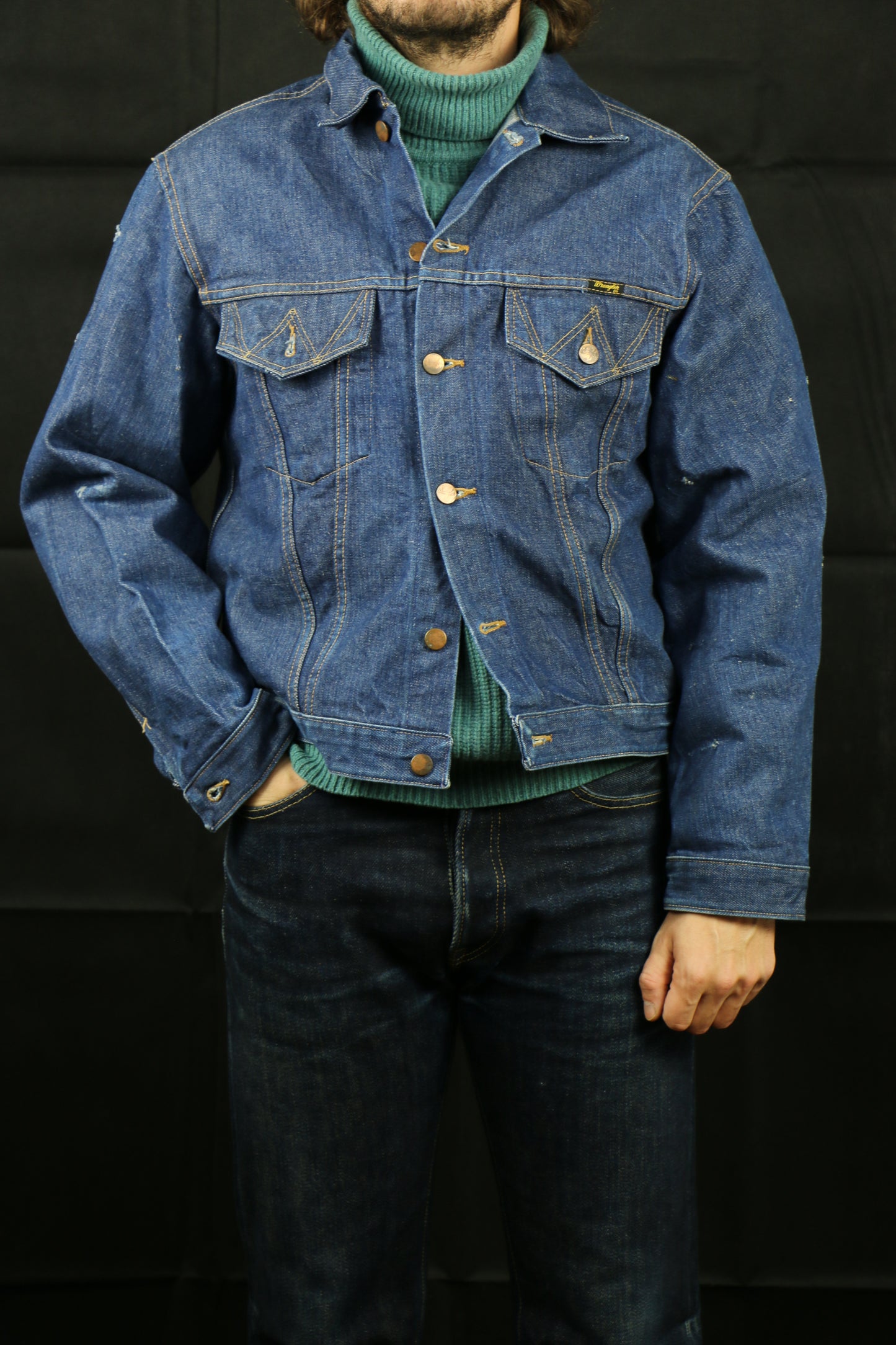 60s Wrangler Denim Jacket - vintage clothing  clochard92.com
