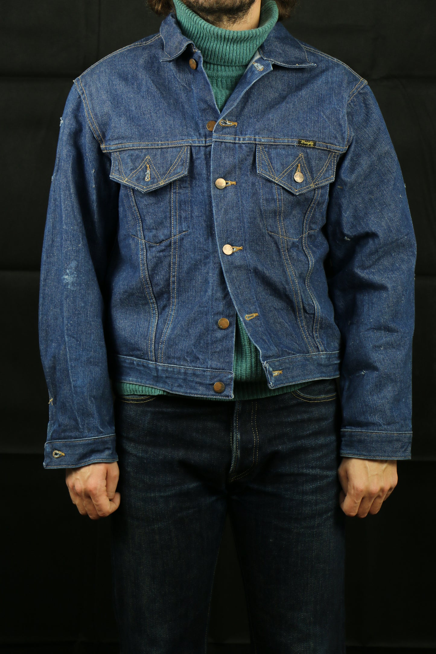 60s Wrangler Denim Jacket - vintage clothing  clochard92.com