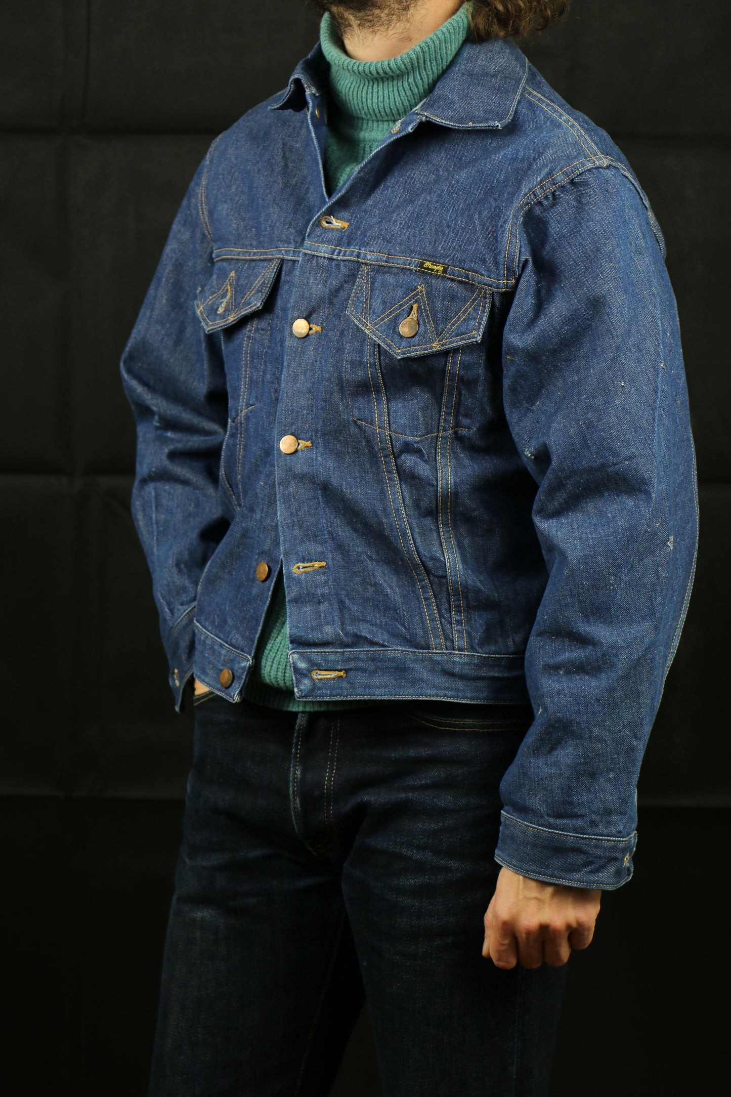 60s Wrangler Denim Jacket - vintage clothing  clochard92.com