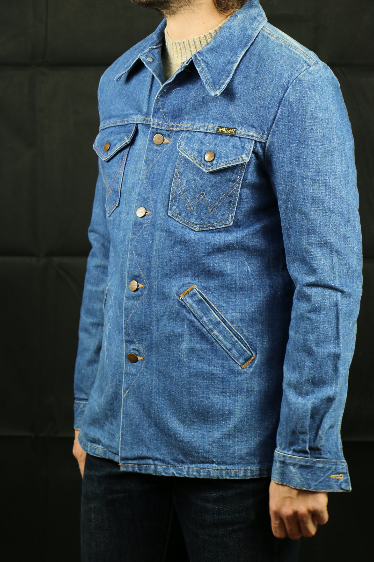 Wrangler Work Denim Jacket, clochard92.myshopify.com