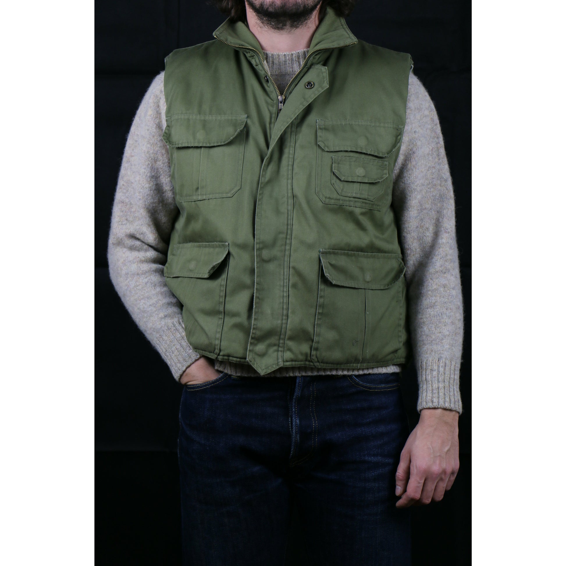 Army Utility Vest - vintage clothing clochard92.com