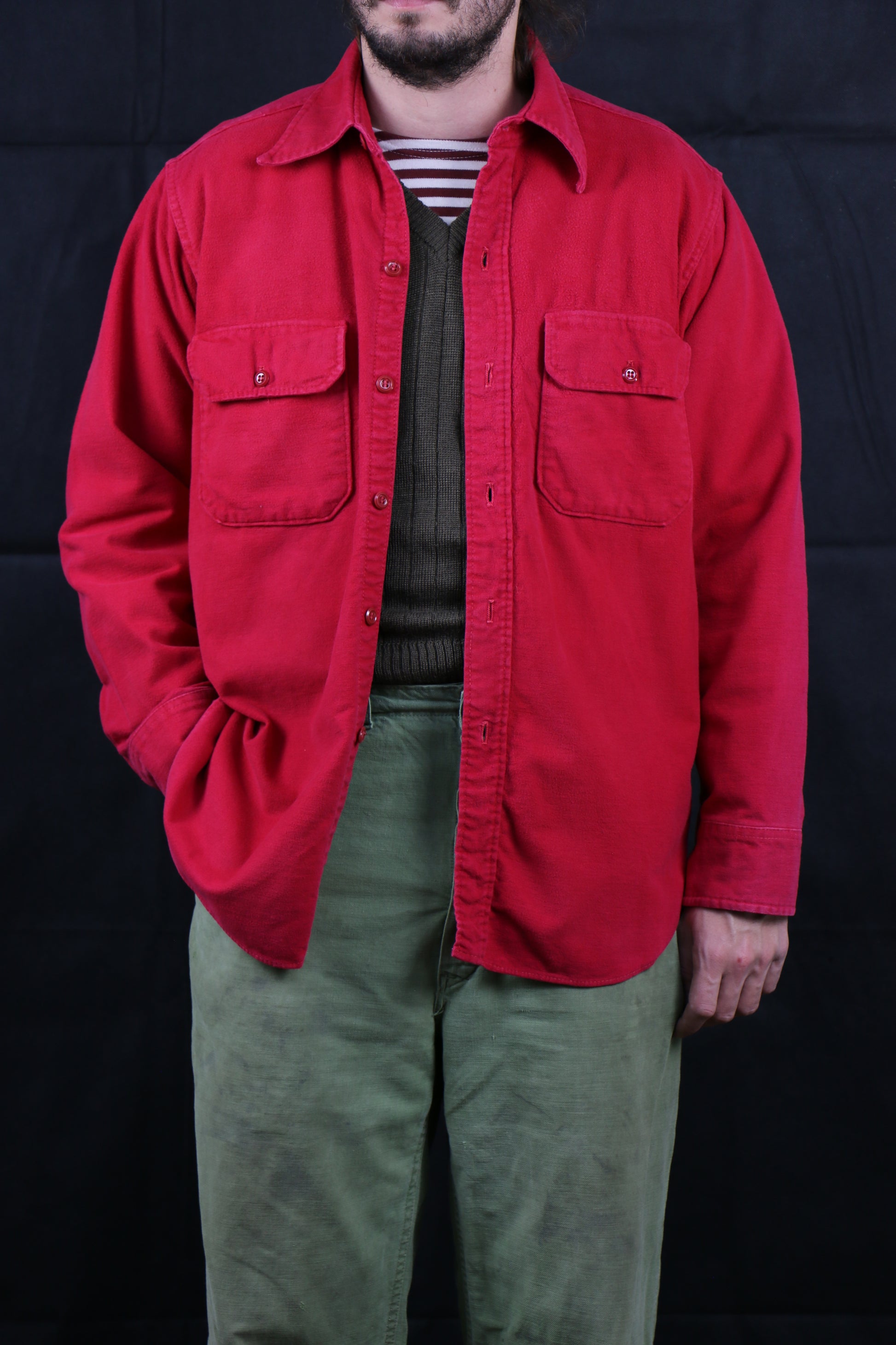 Woolrich Red Shirt, clochard92.com