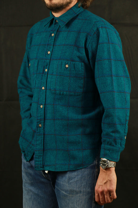 Pendleton Flannel Shirt Turquoise Color, clochard92.com