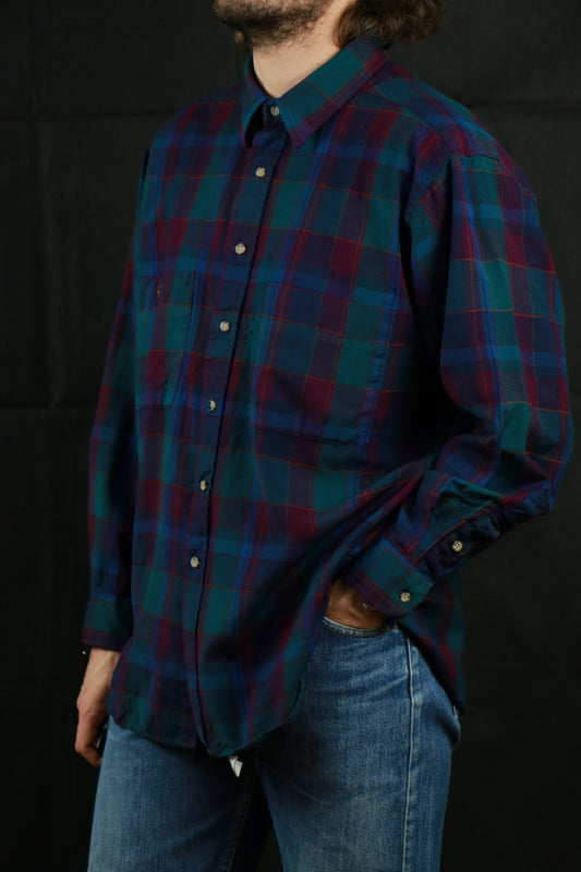 Pendleton 80s Purple shirt, clochard92.com