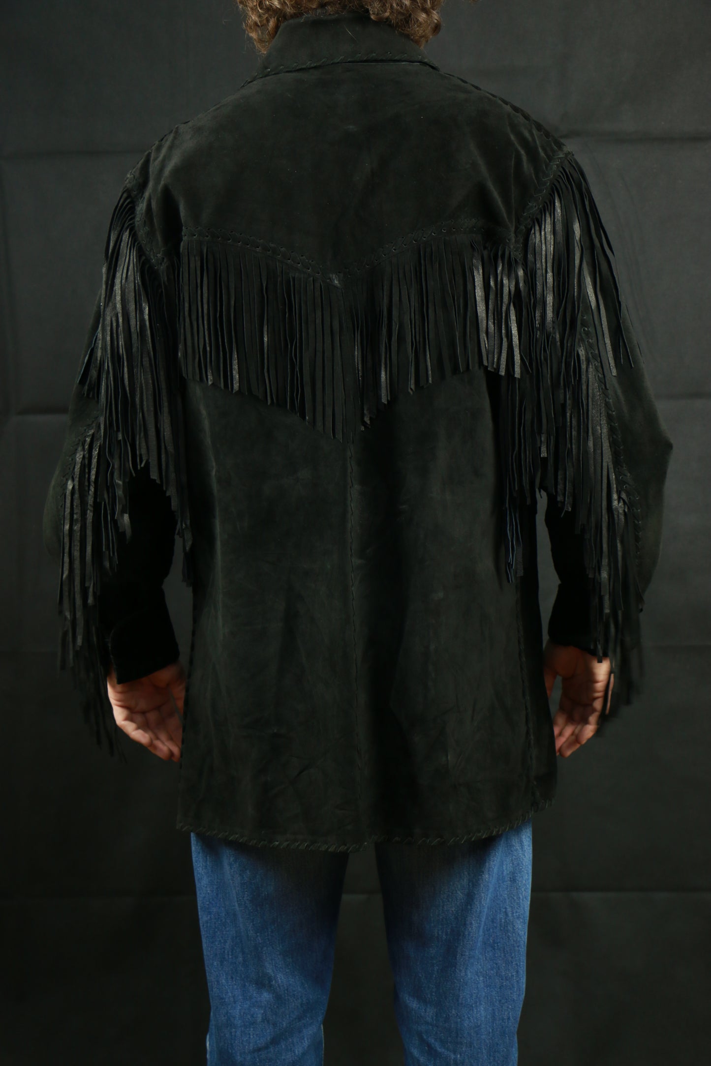 Black Western Jacket Suede Leather, clochard92.com