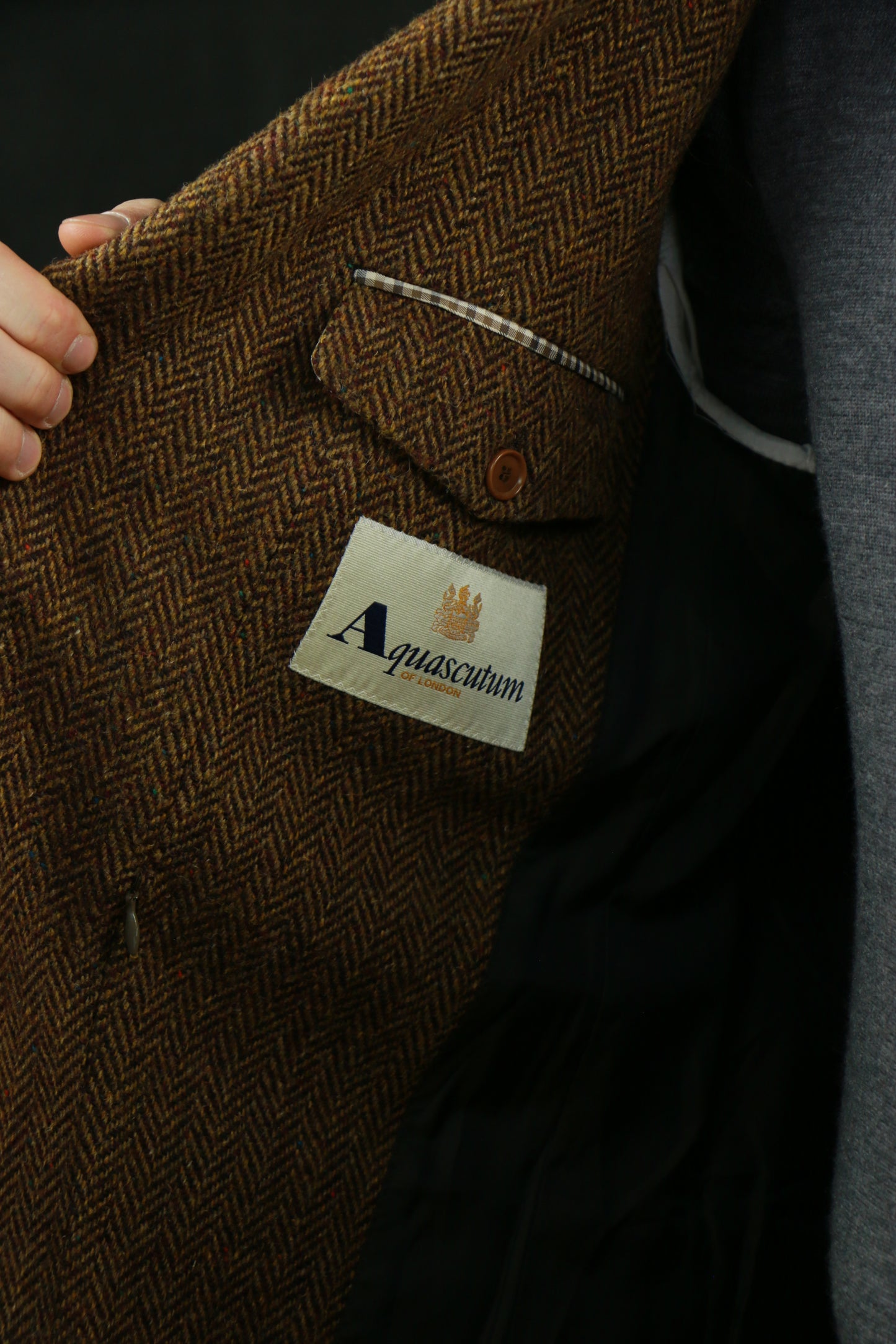 Aquascutum Harris Tweed Jacke - vintage clothing clochard92.com