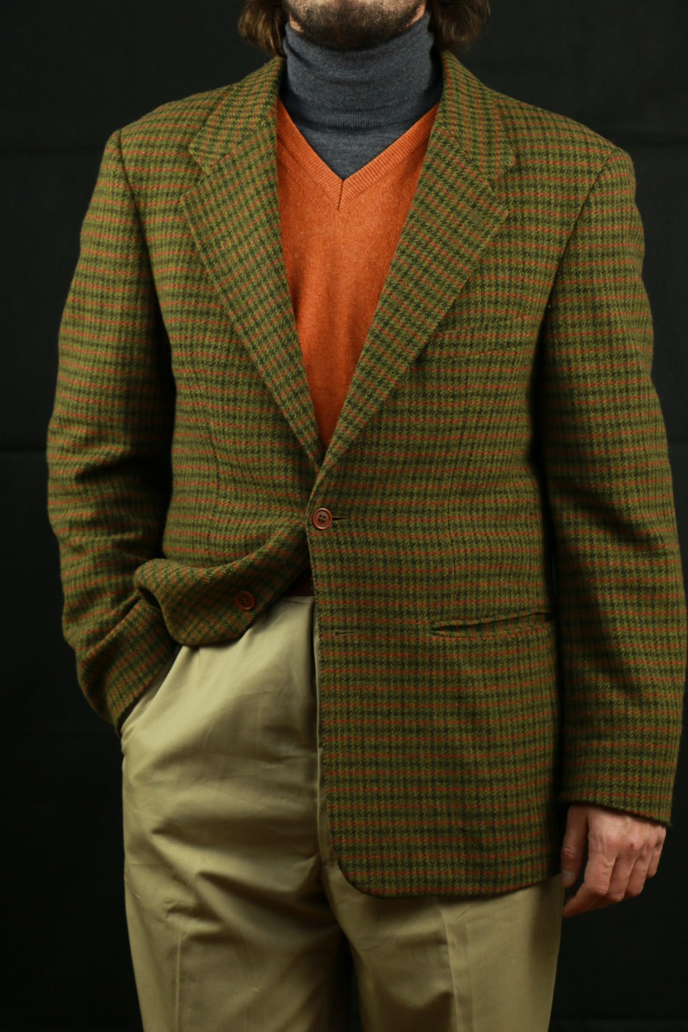 Benetton Tweed Jacket 70s, clochard92.com
