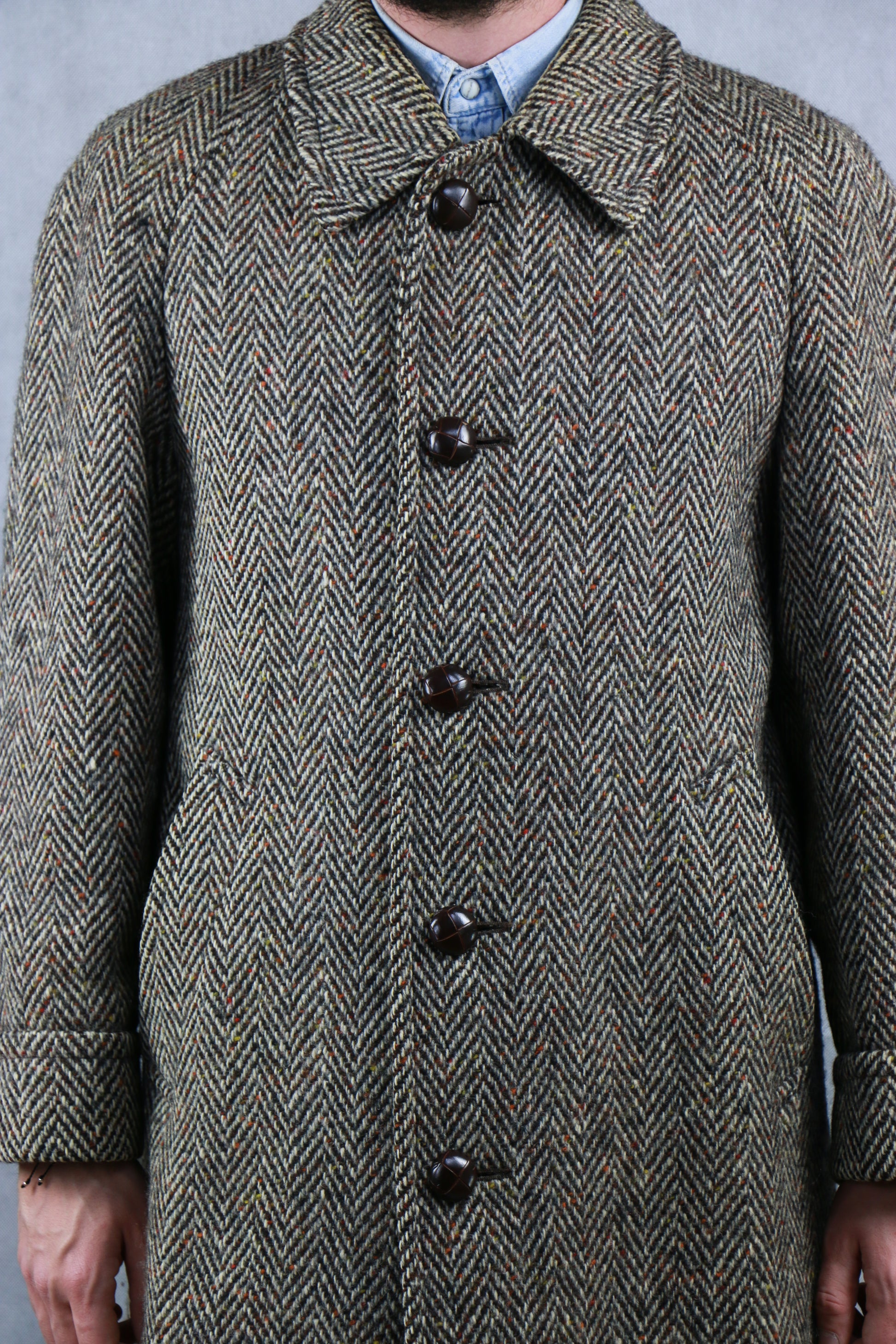 Aquascutum Irish Tweed coat - vintage clothing clochard92.com