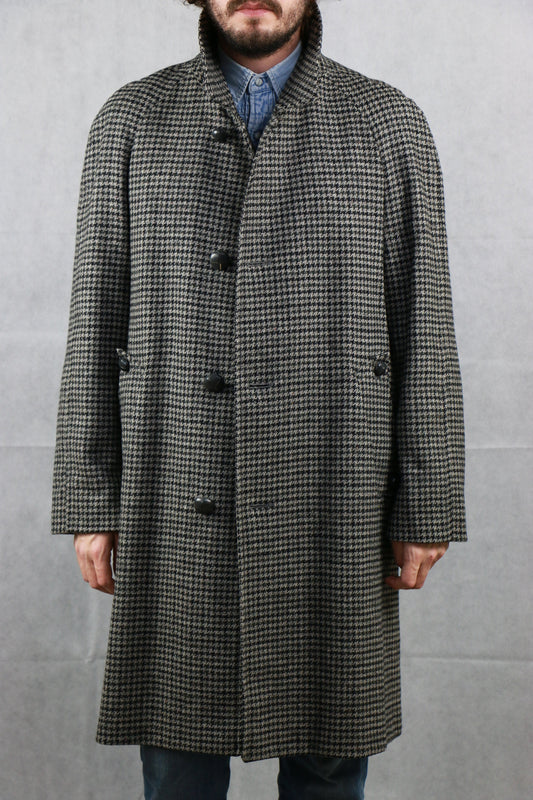 Aquascutum Checkered Tweed Coat - clothing vintage clochard92.com