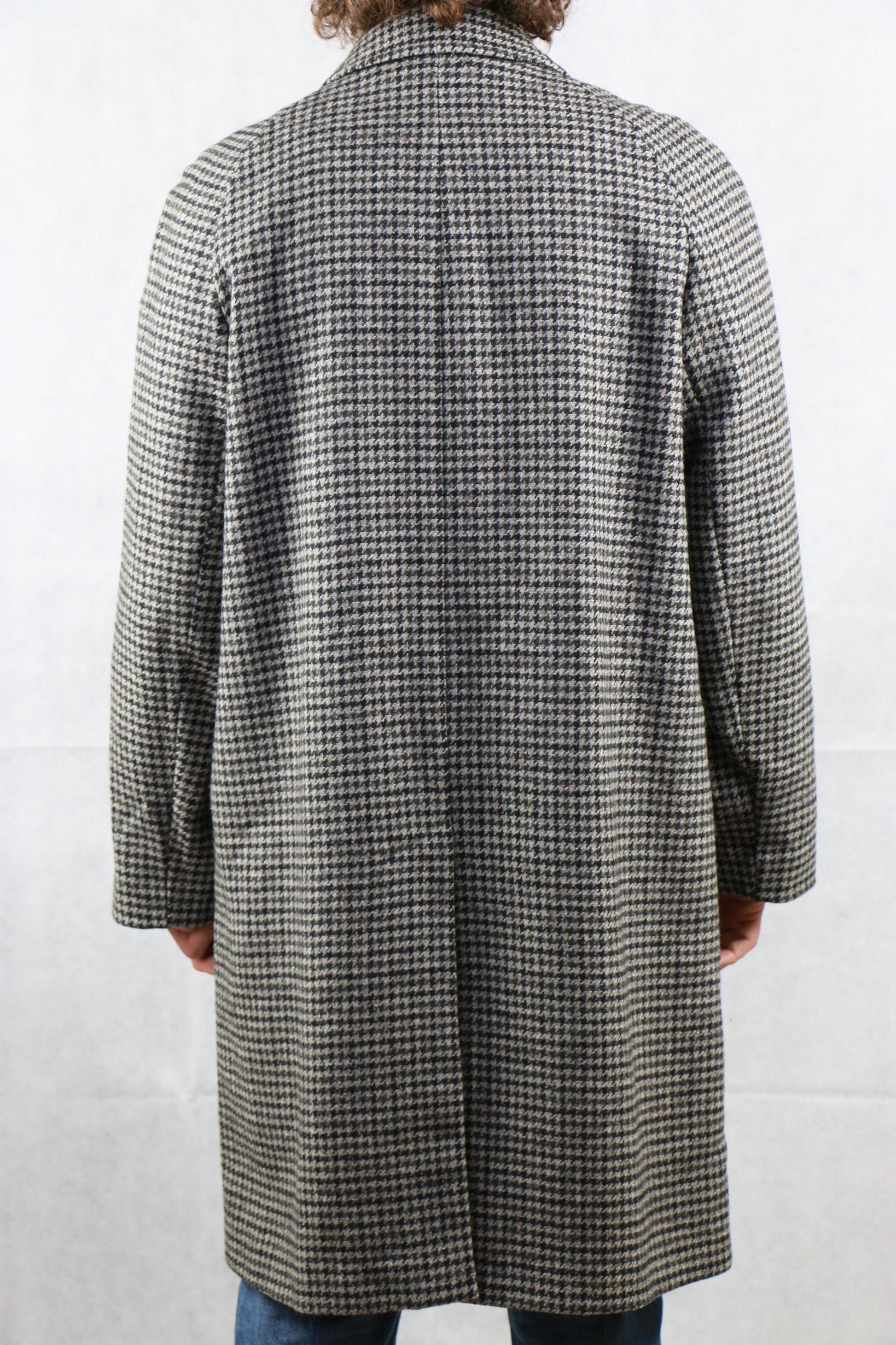 Aquascutum Checkered Tweed Coat - clothing vintage clochard92.com