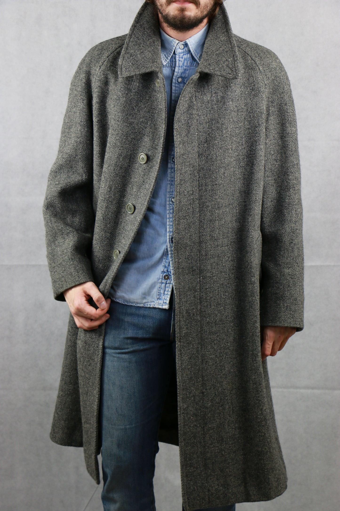 Burberrys' Harris Tweed Coat, clochard92.myshopify.com