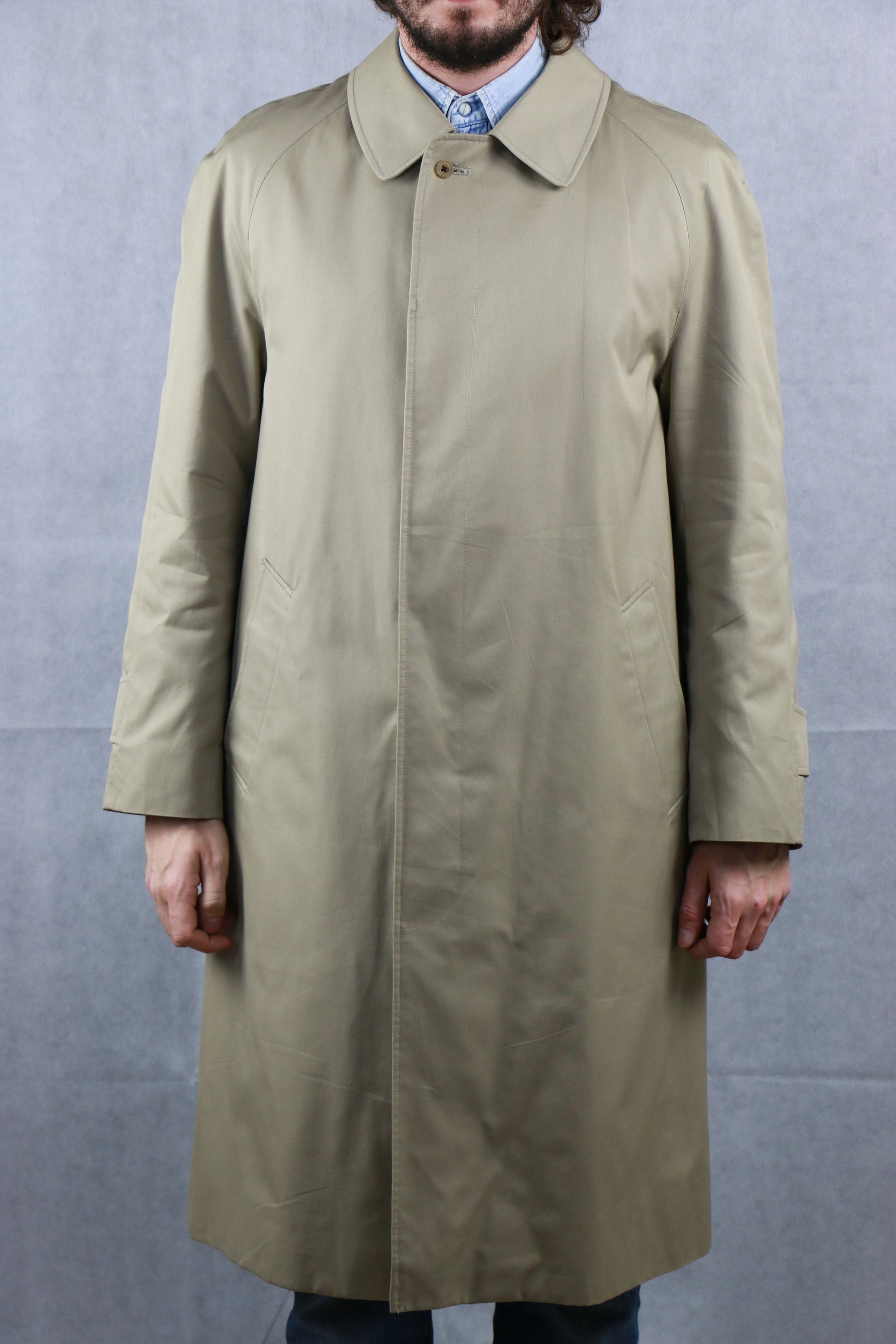 Trench coat Aquascutum in colore beige Negozio Vintage